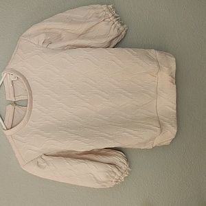 SHABBY CHIC Women's Puff Sleeve Boho Top Size XS